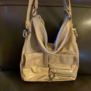 Hobo The Original gray leather purse